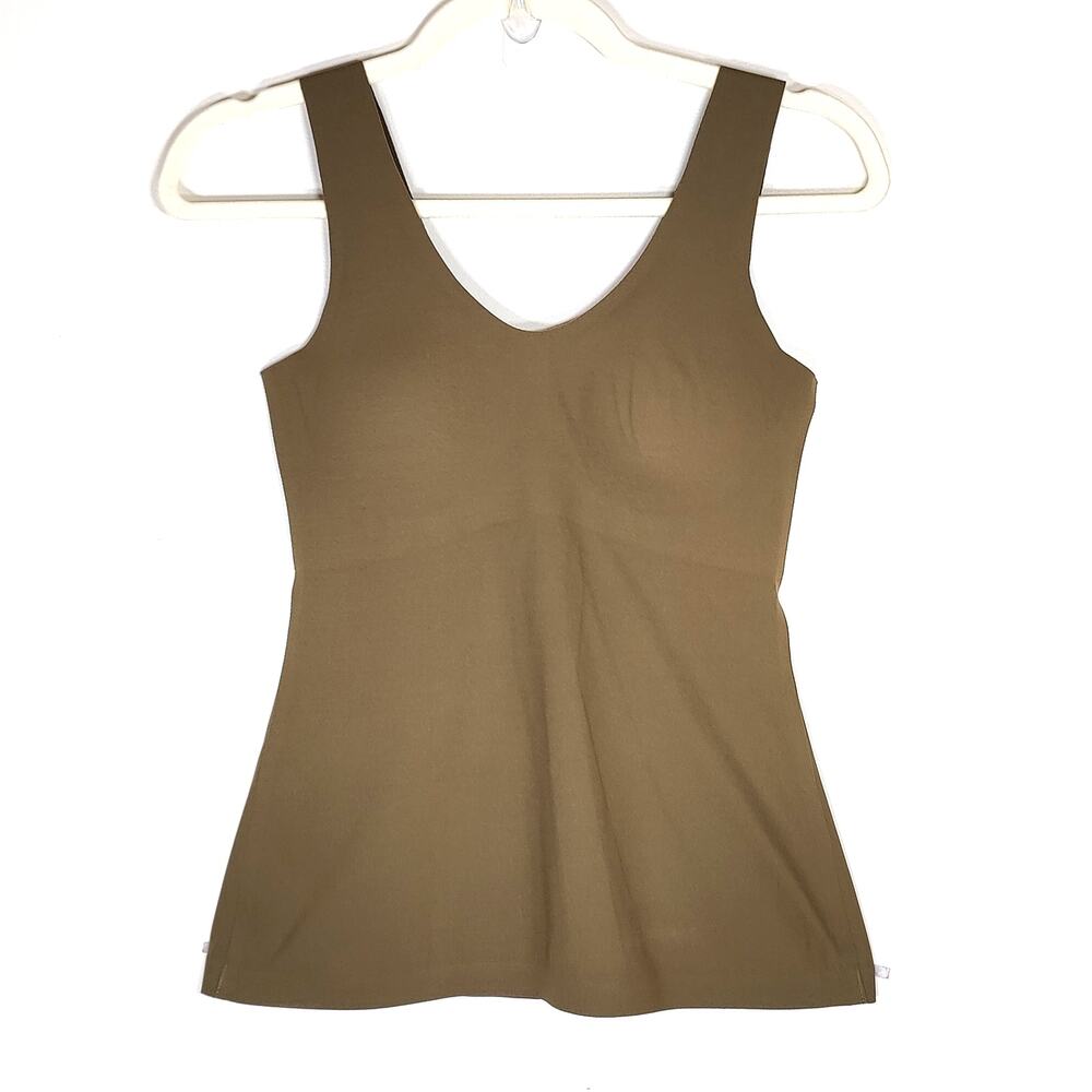 Knix Shapewear Cami‎ Tank Top Seamless Compression Khaki Green S